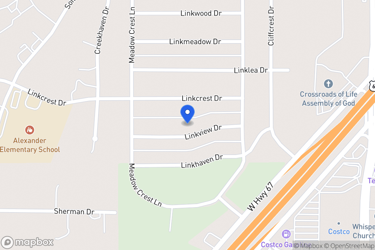 Map of 335 Linkview Dr