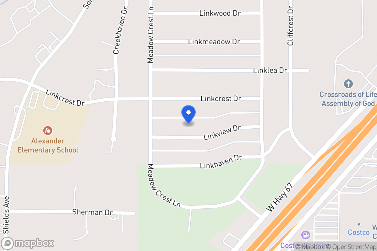 Map of 347 Linkview Dr