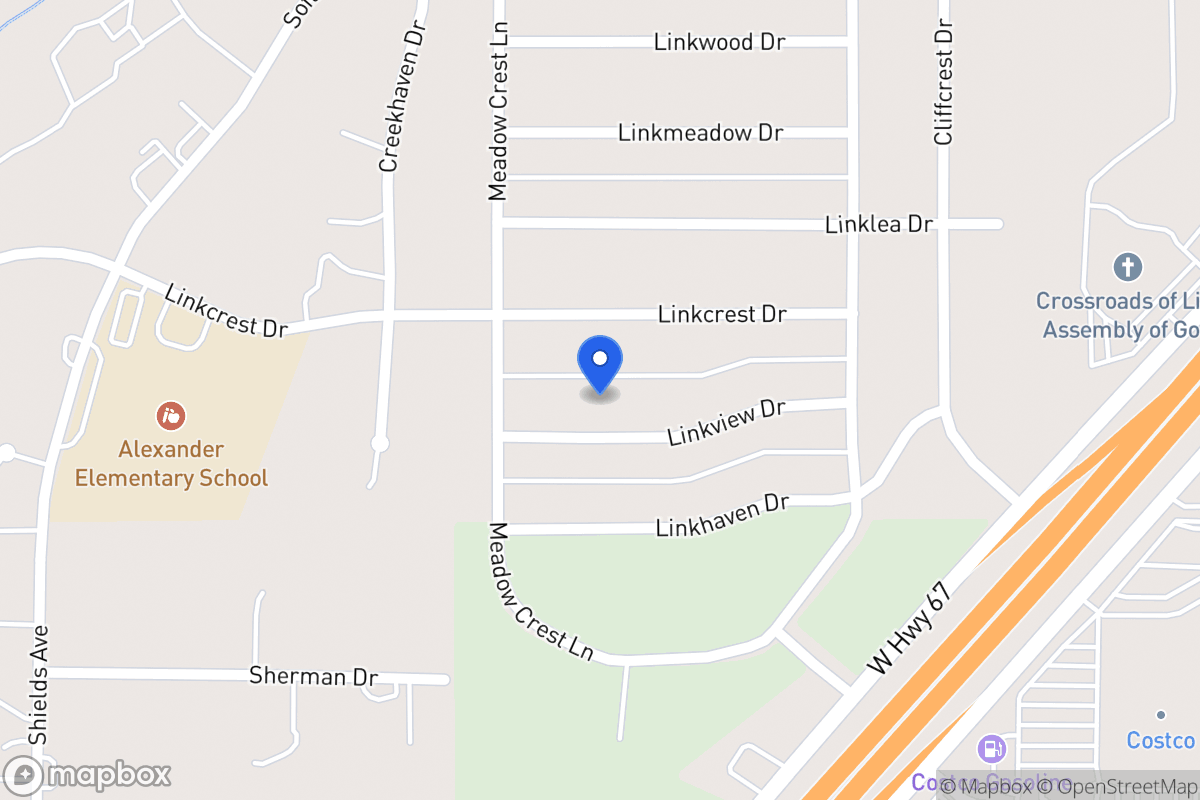Map of 351 Linkview Dr