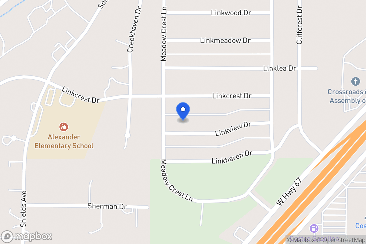 Map of 359 Linkview Dr