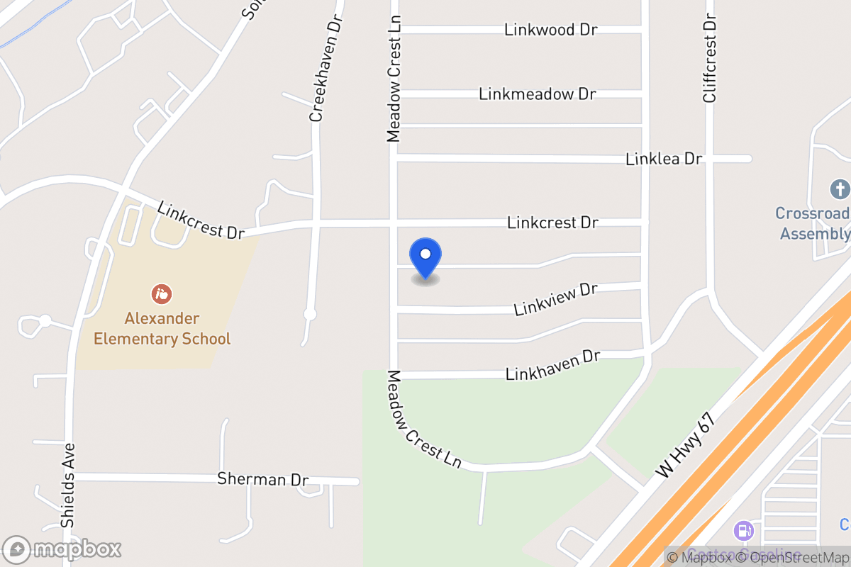 Map of 363 Linkview Dr