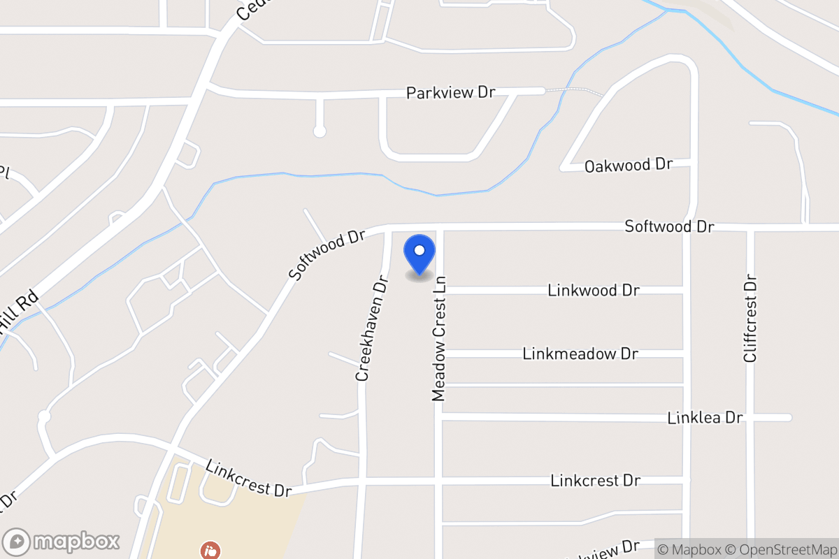 Map of 1715 Meadowcrest Ln