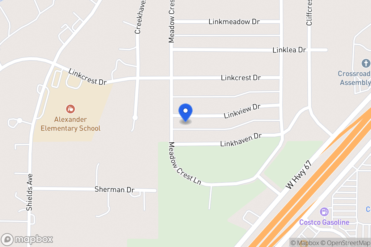 Map of 358 Linkview Dr