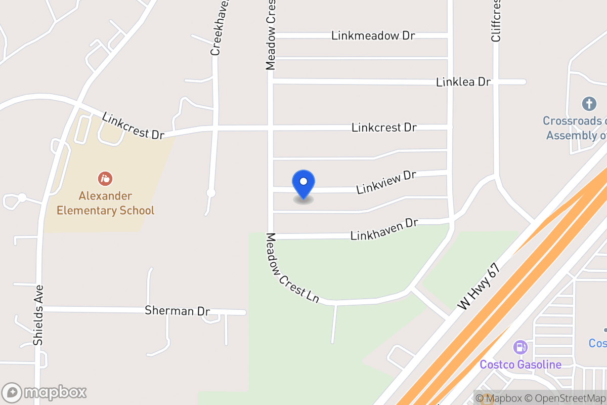 Map of 354 Linkview Dr