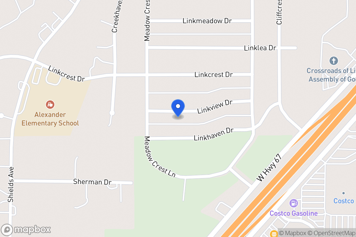 Map of 346 Linkview Dr