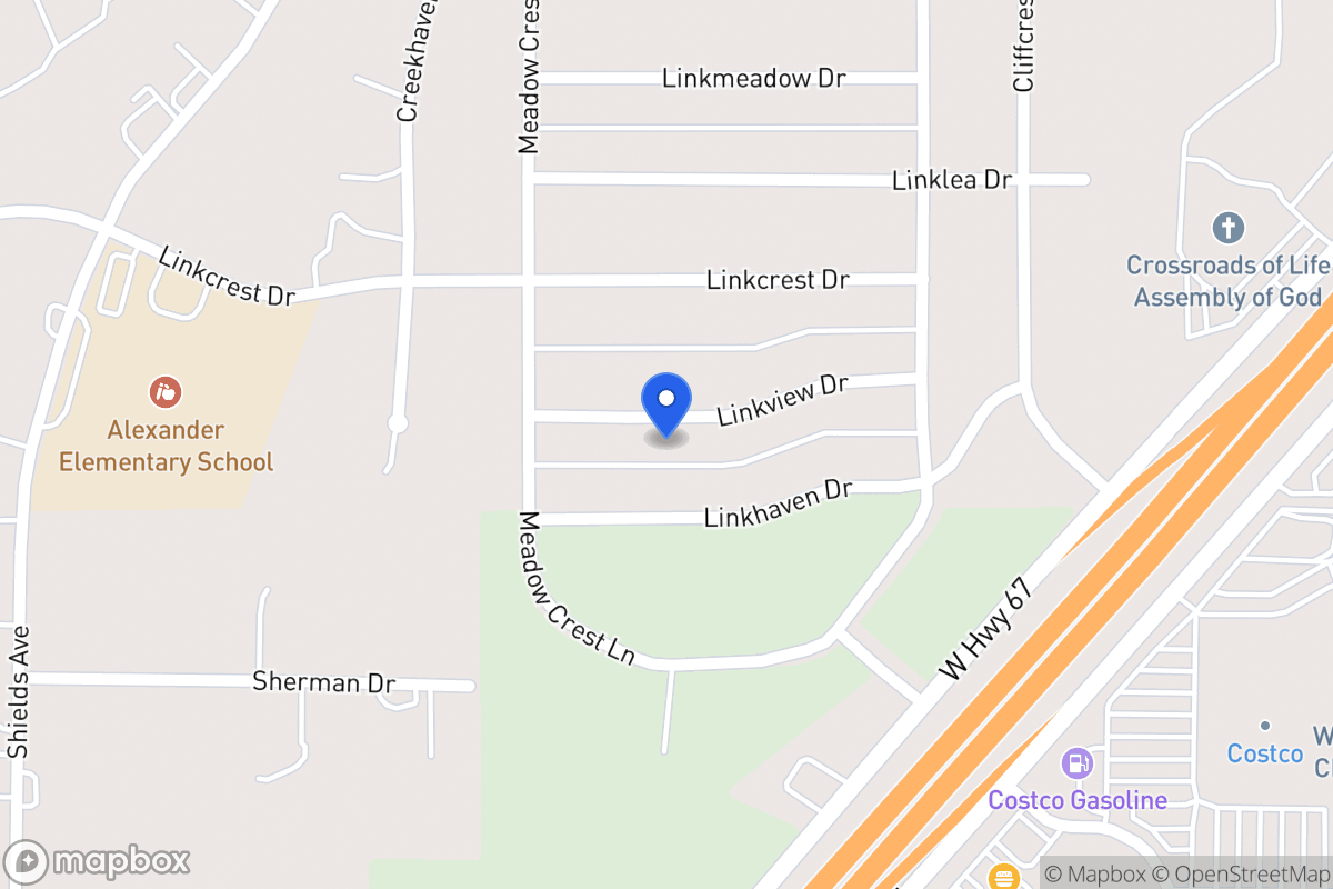 Map of 342 Linkview Dr