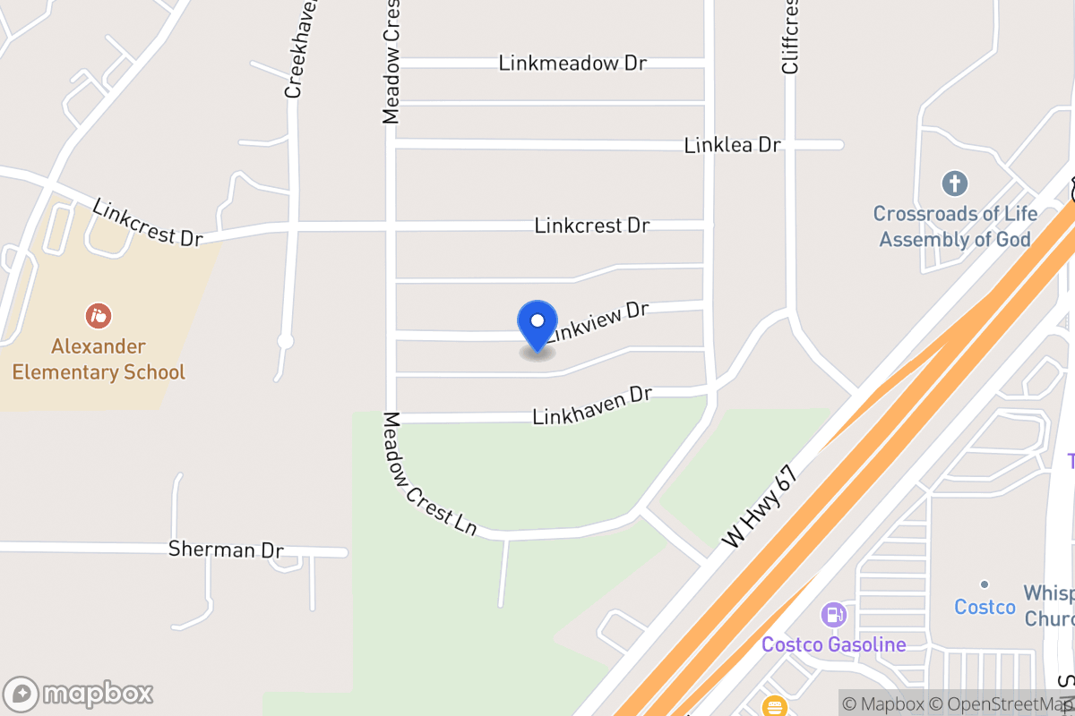 Map of 334 Linkview Dr