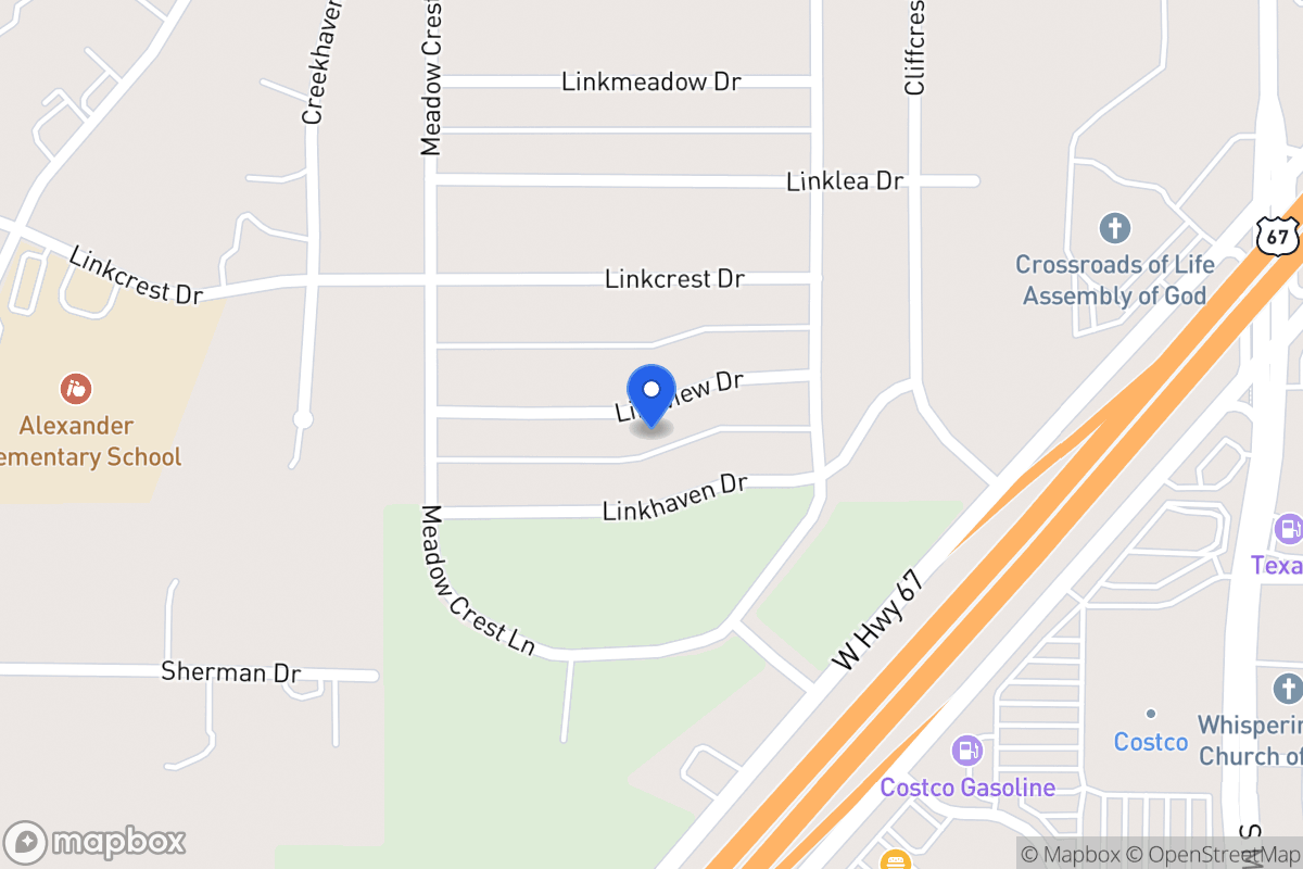 Map of 326 Linkview Dr