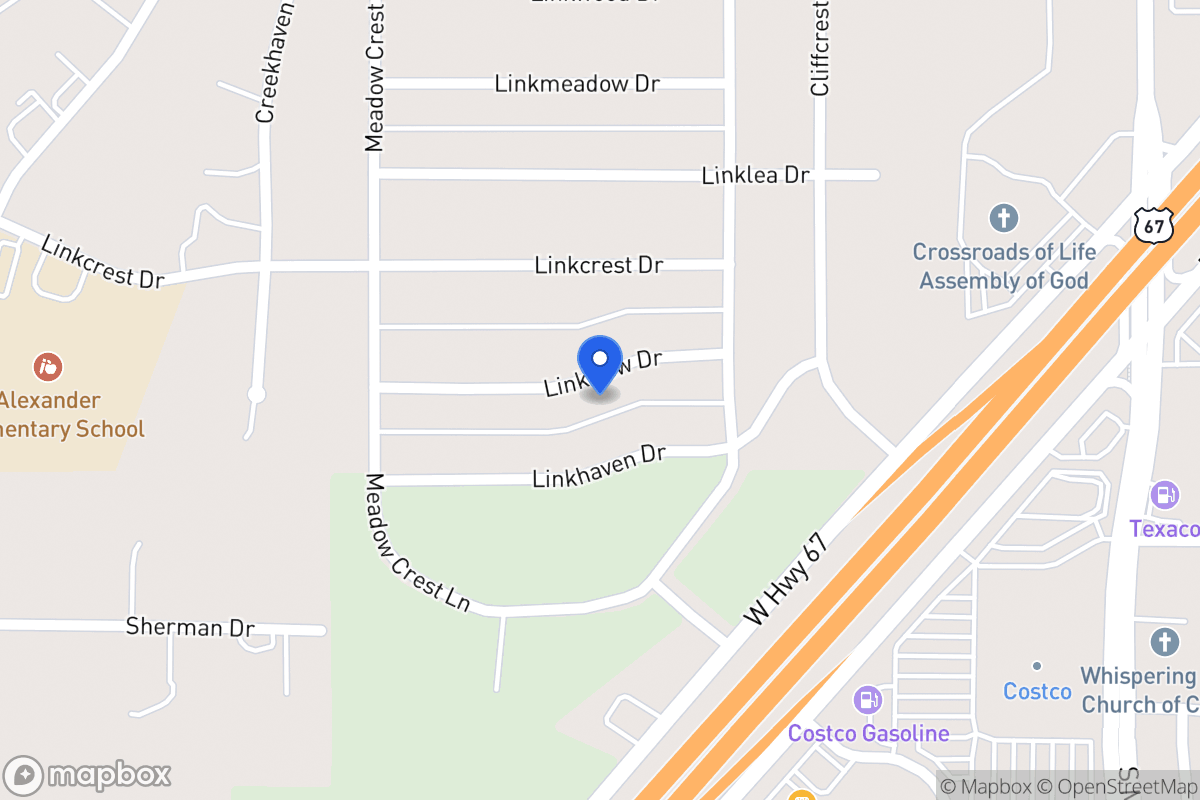 Map of 322 Linkview Dr