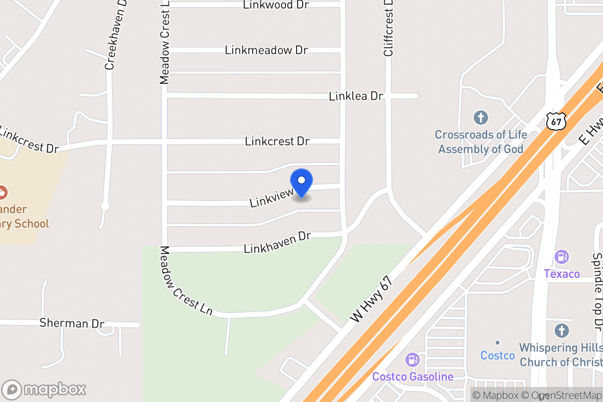 Map of 314 Linkview Dr