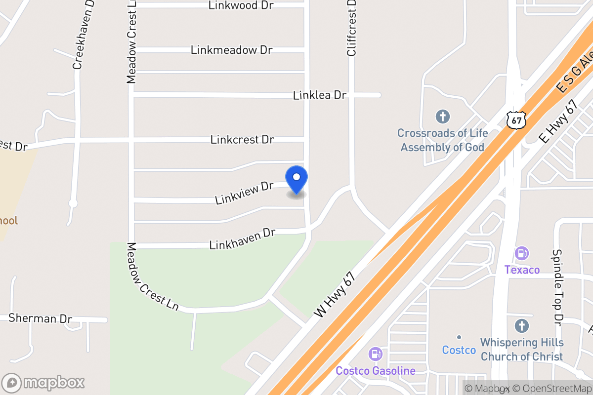 Map of 302 Linkview Dr