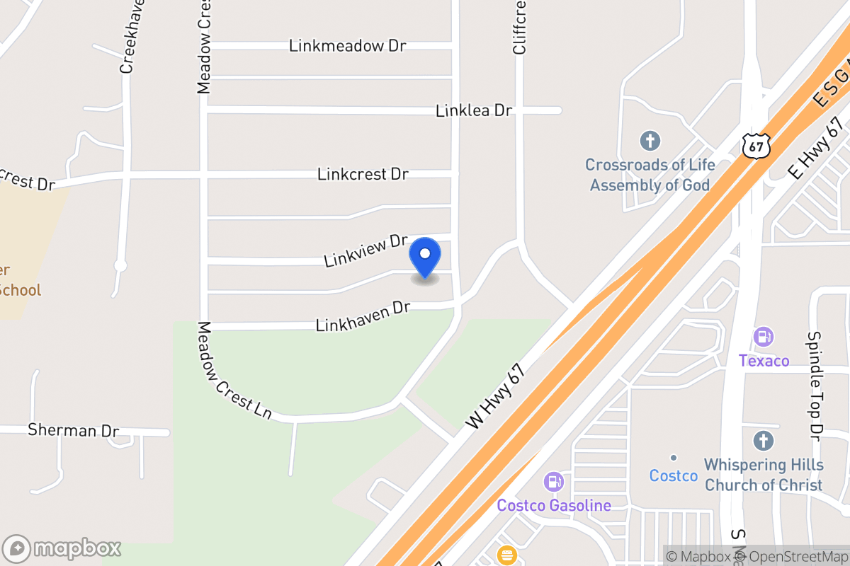 Map of 307 Linkhaven Dr