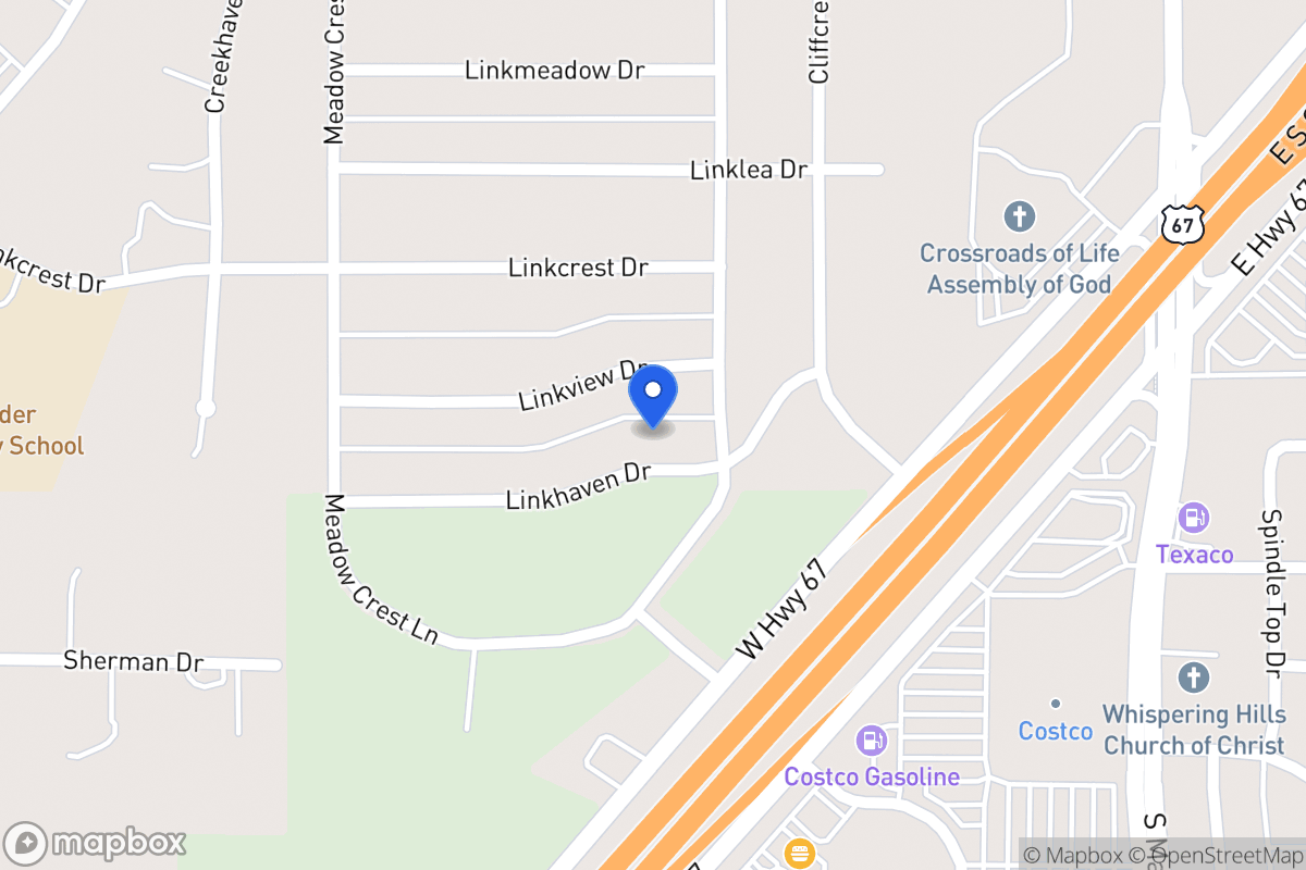 Map of 311 Linkhaven Dr