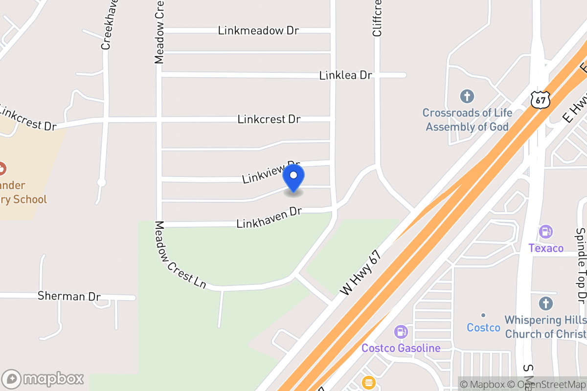 Map of 315 Linkhaven Dr