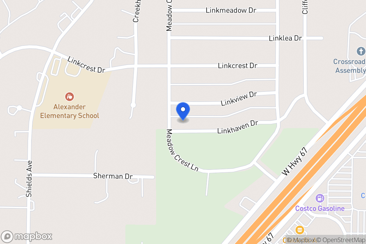 Map of 359 Linkhaven Dr
