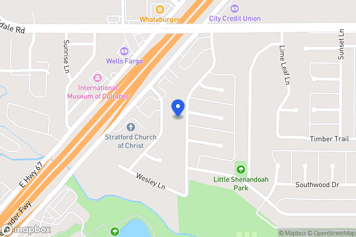Map of 1607 Shannon Dr