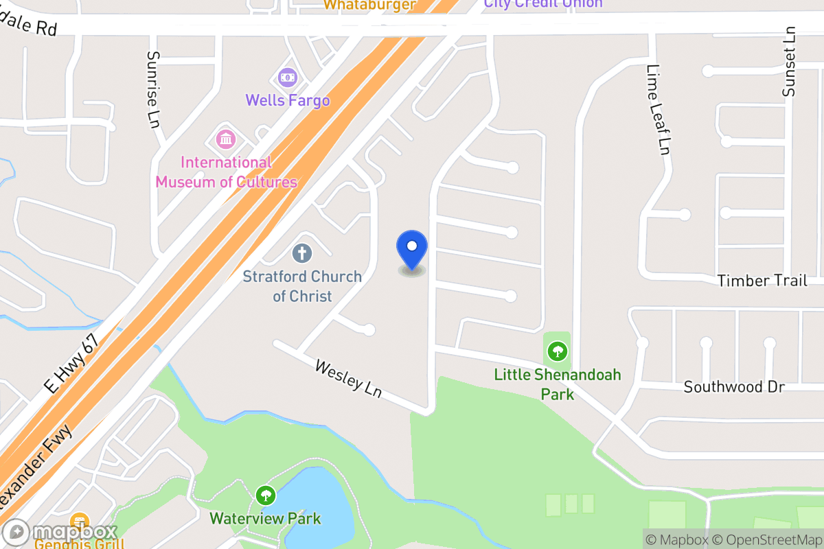 Map of 1619 Shannon Dr