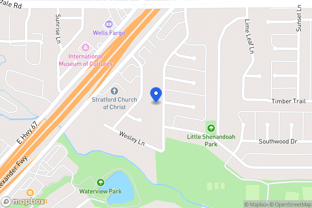 Map of 1623 Shannon Dr