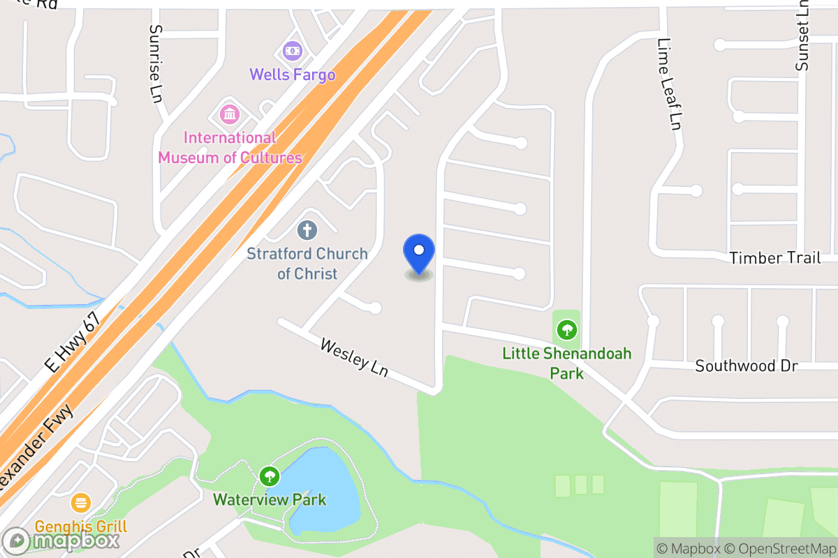 Map of 1627 Shannon Dr