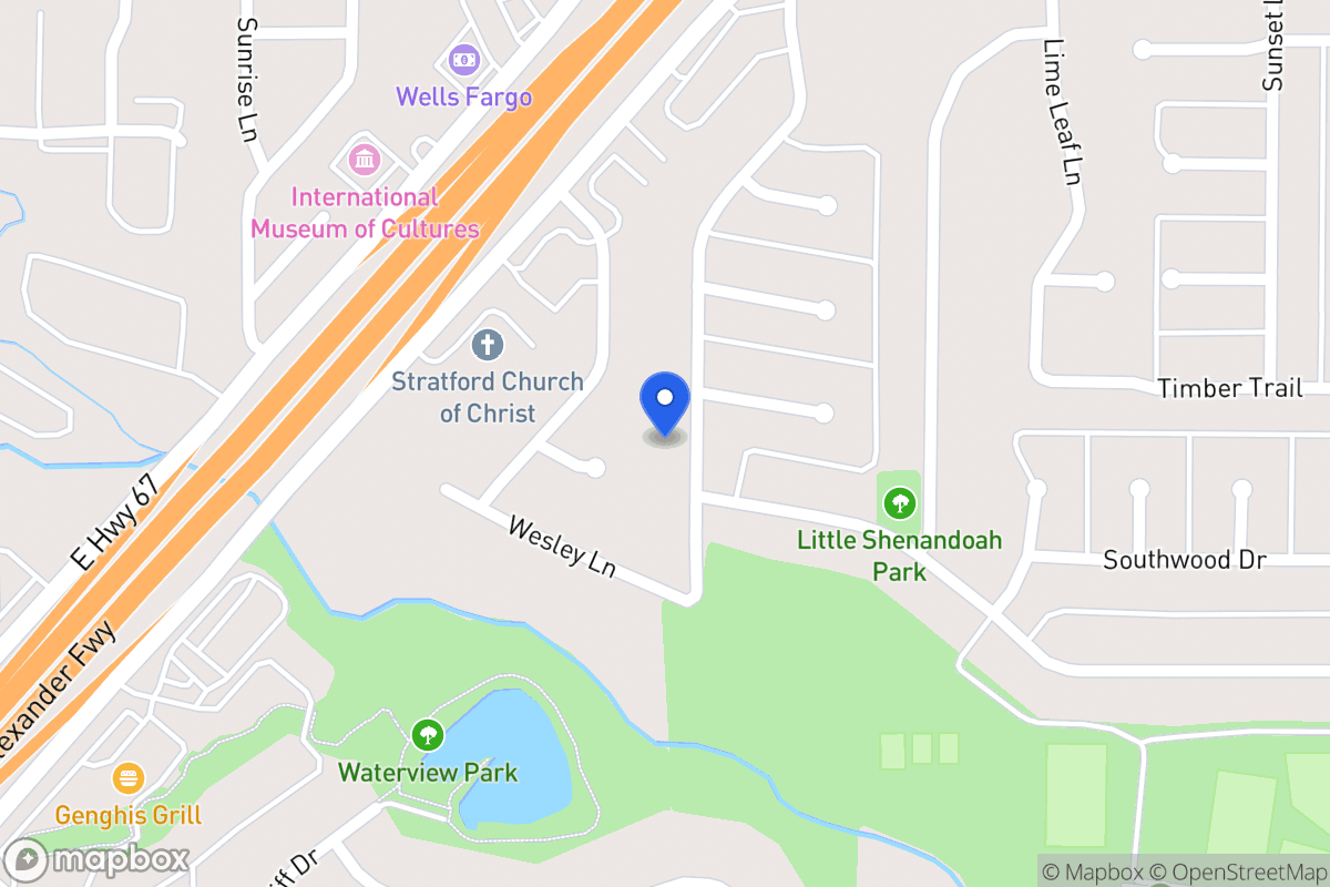 Map of 1631 Shannon Dr