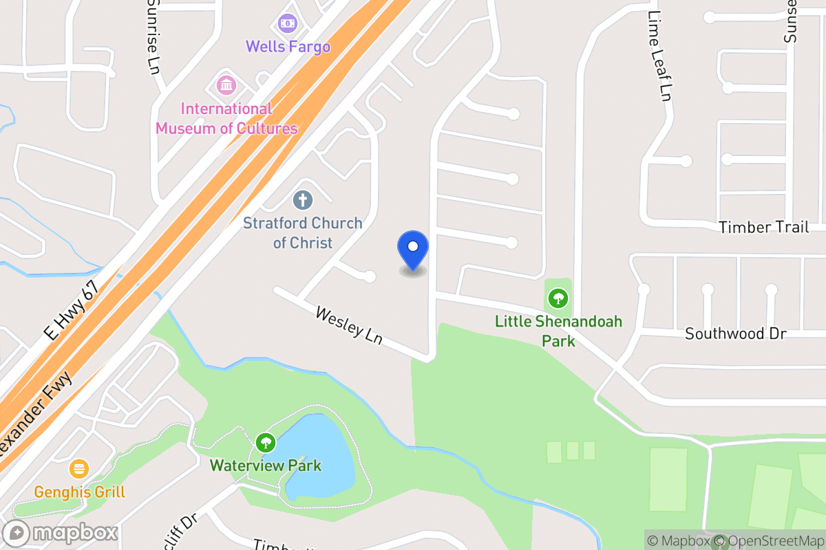 Map of 1635 Shannon Dr