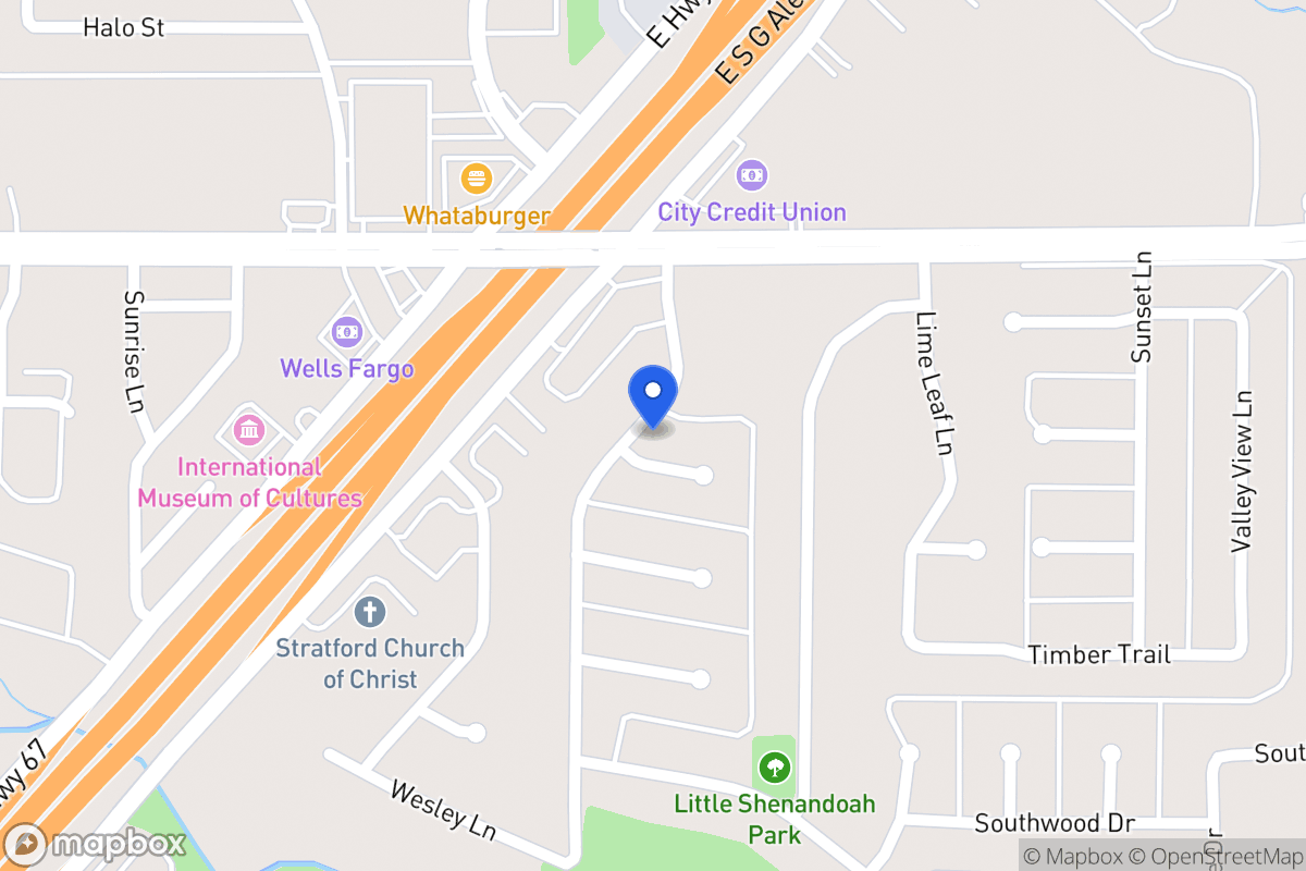 Map of 503 Shenandoah Ct