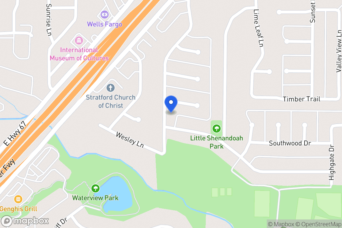 Map of 1626 Shannon Dr