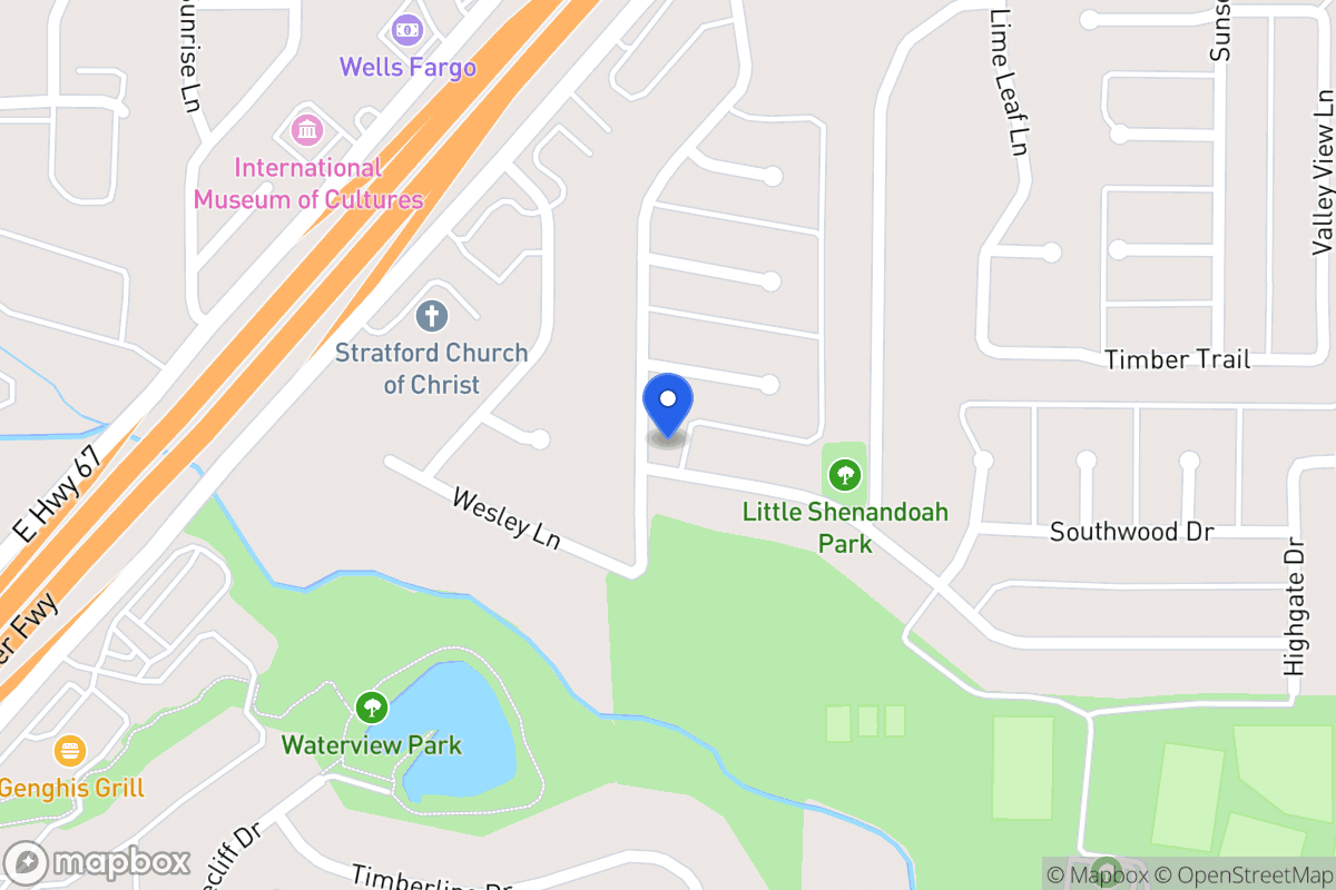 Map of 1630 Shannon Dr