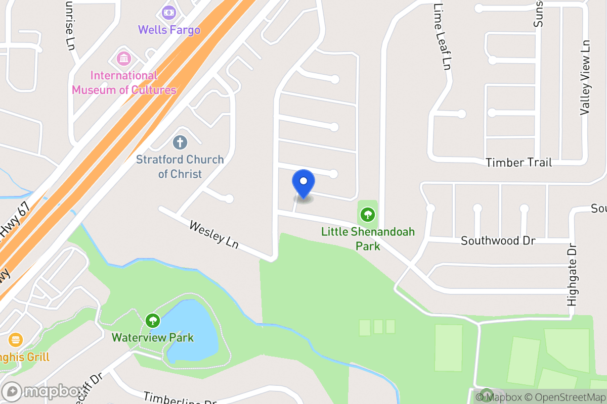 Map of 507 Meadowglen Dr