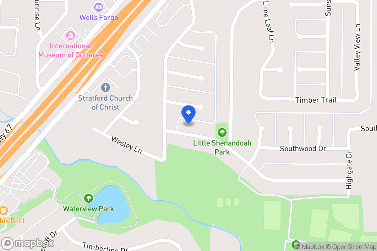 Map of 511 Meadowglen Dr