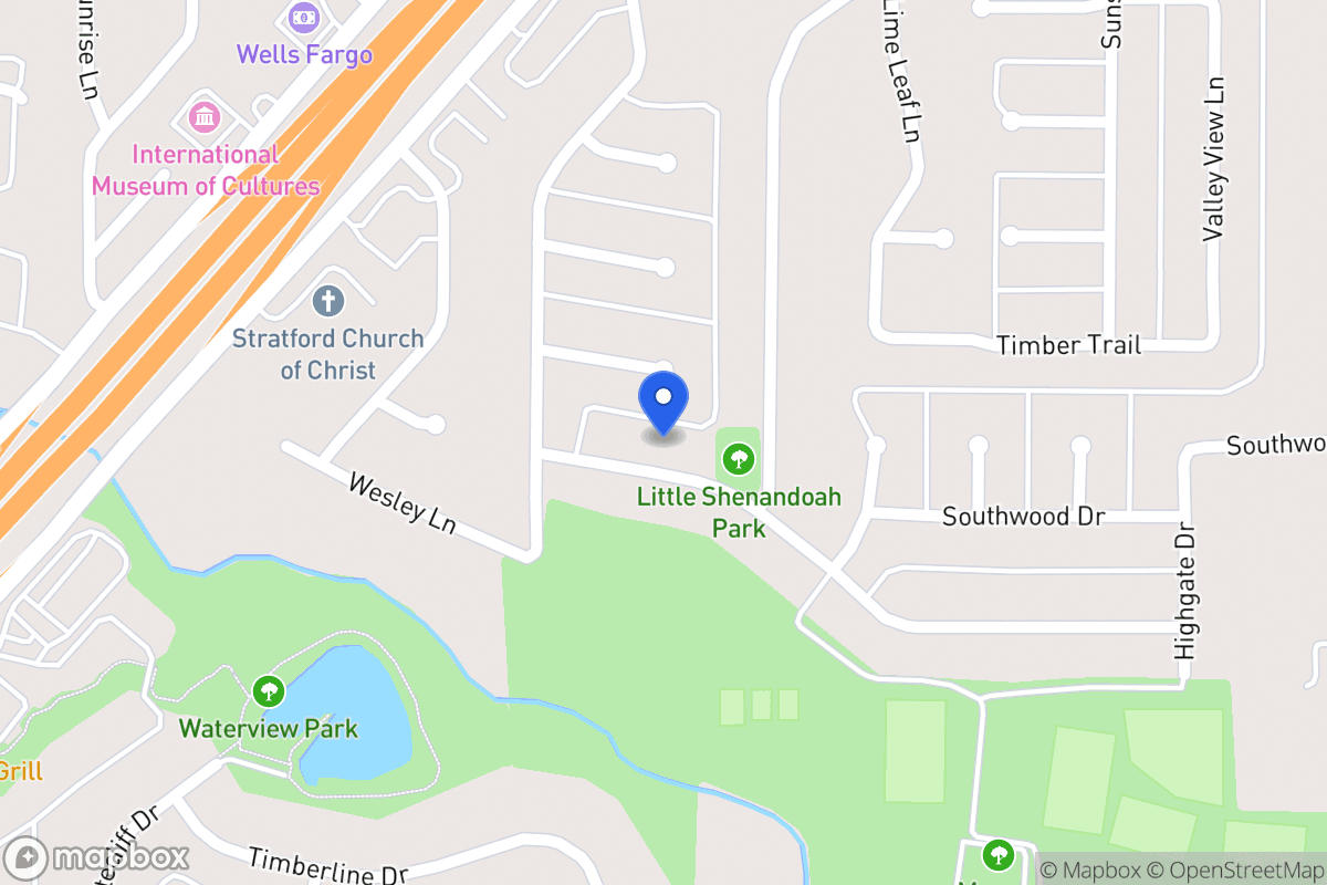 Map of 519 Meadowglen Dr