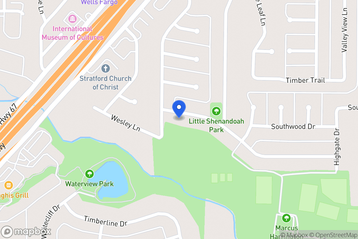 Map of 510 Meadow Glen Dr