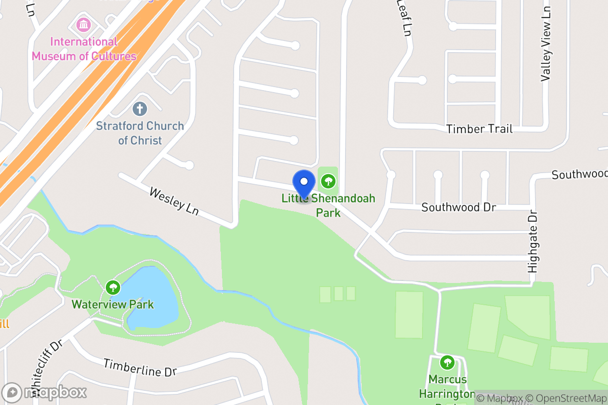 Map of 526 Meadowglen Dr