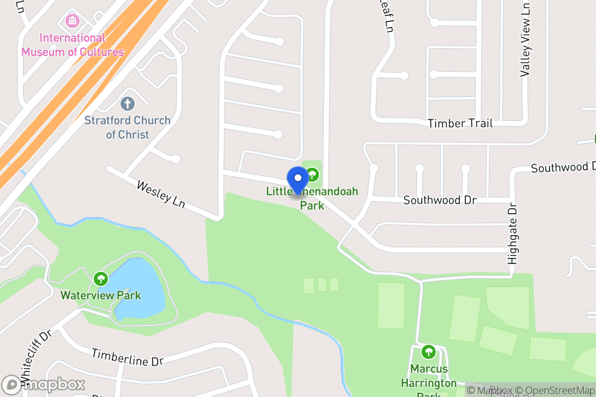 Map of 530 Meadowglen Dr