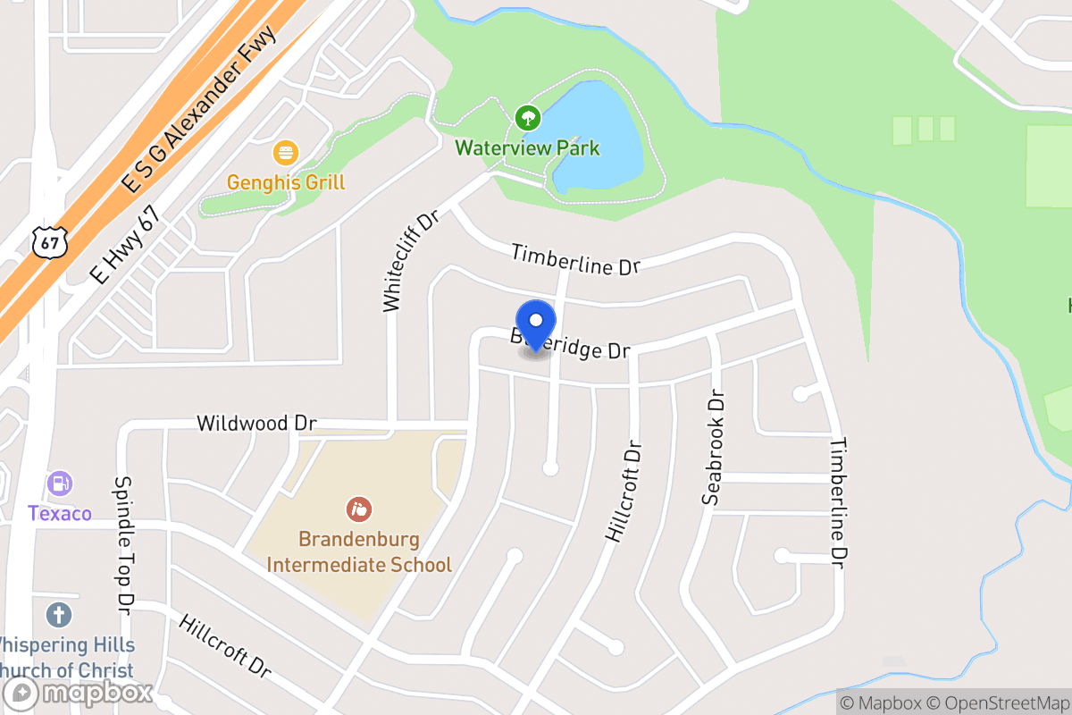 Map of 310 Blueridge Dr