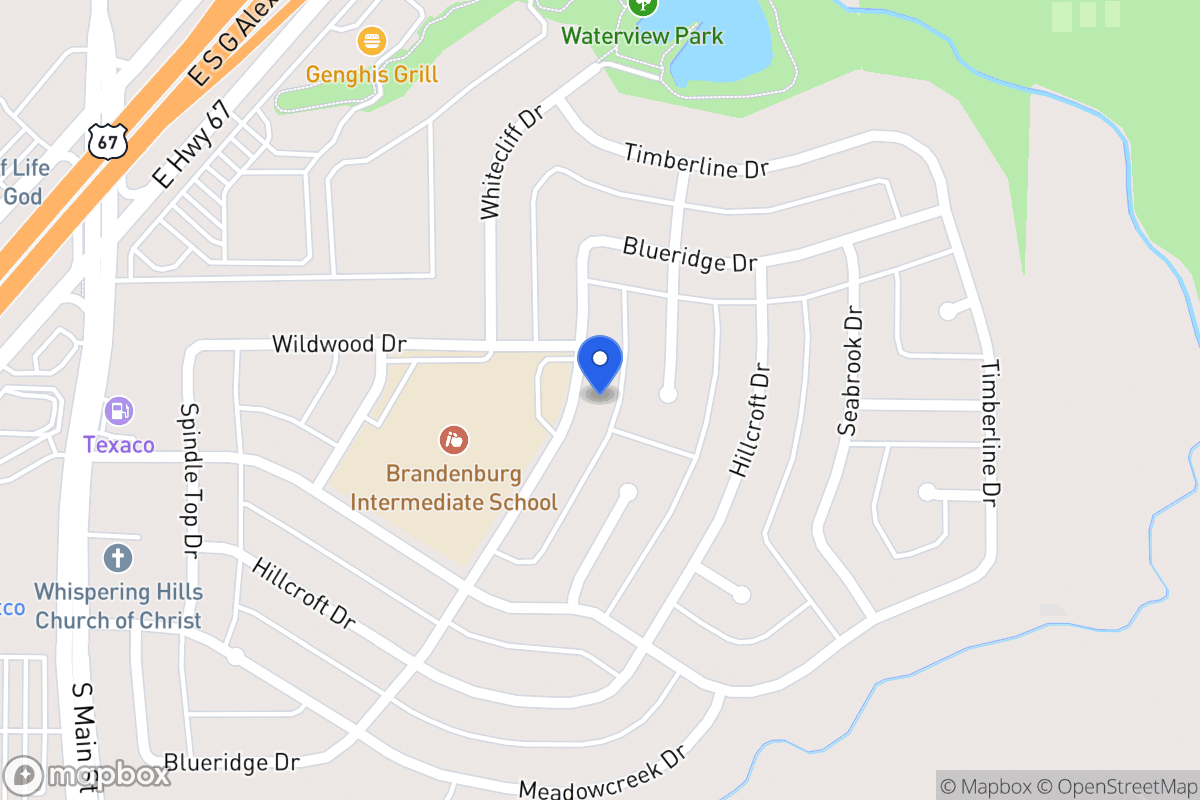Map of 1914 Blueridge Dr