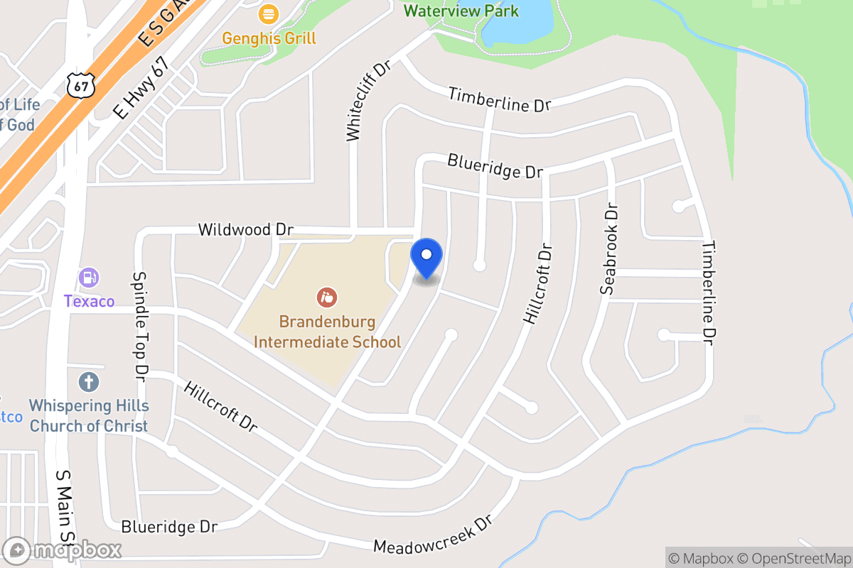 Map of 1918 Blueridge Dr