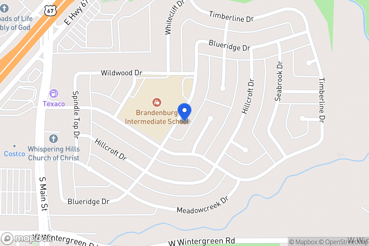 Map of 1938 Blueridge Dr