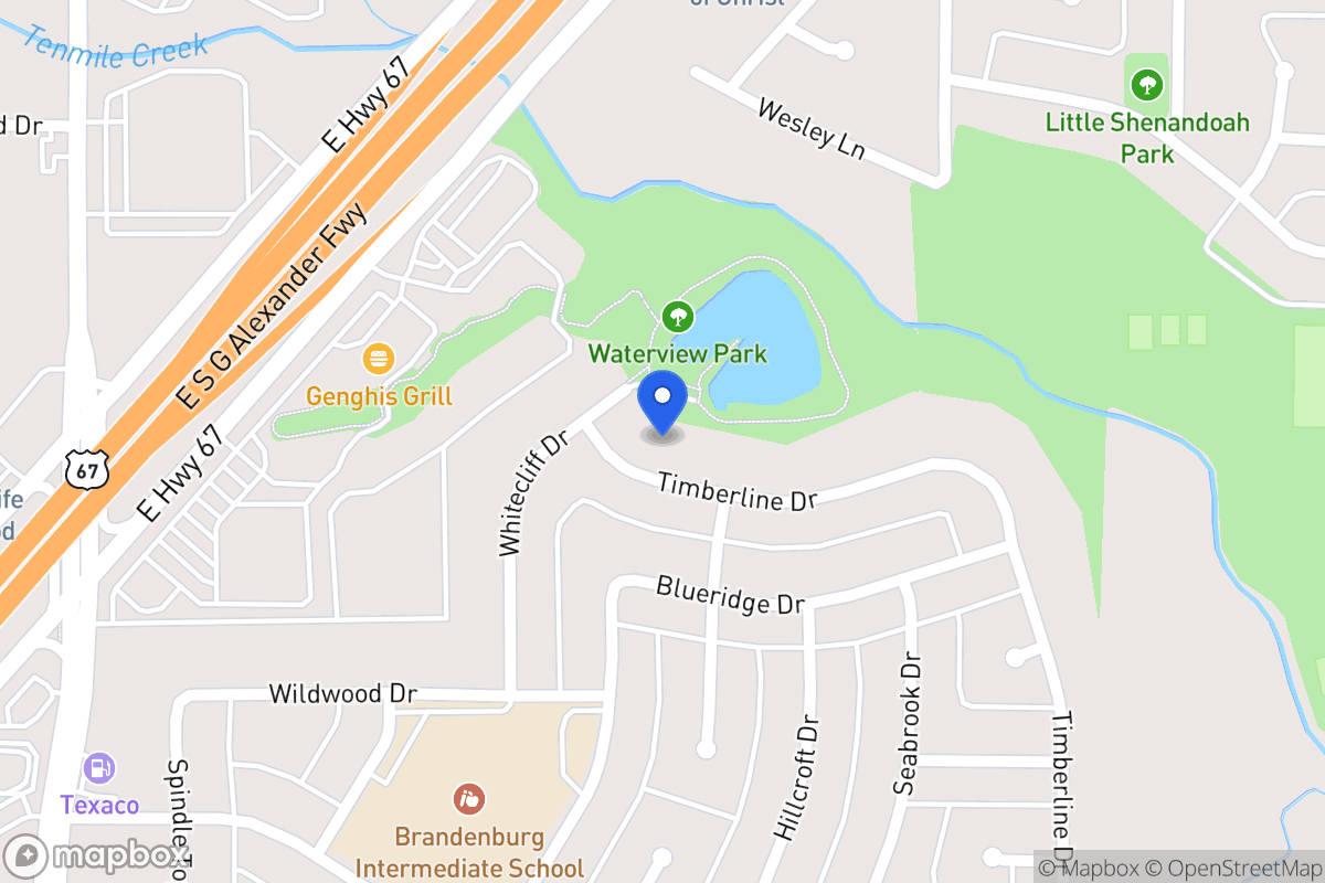 Map of 311 Timberline Dr