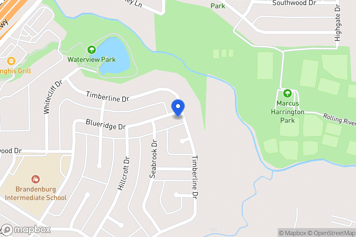 Map of 438 Blueridge Dr