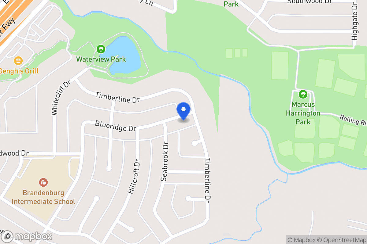 Map of 434 Blueridge Dr
