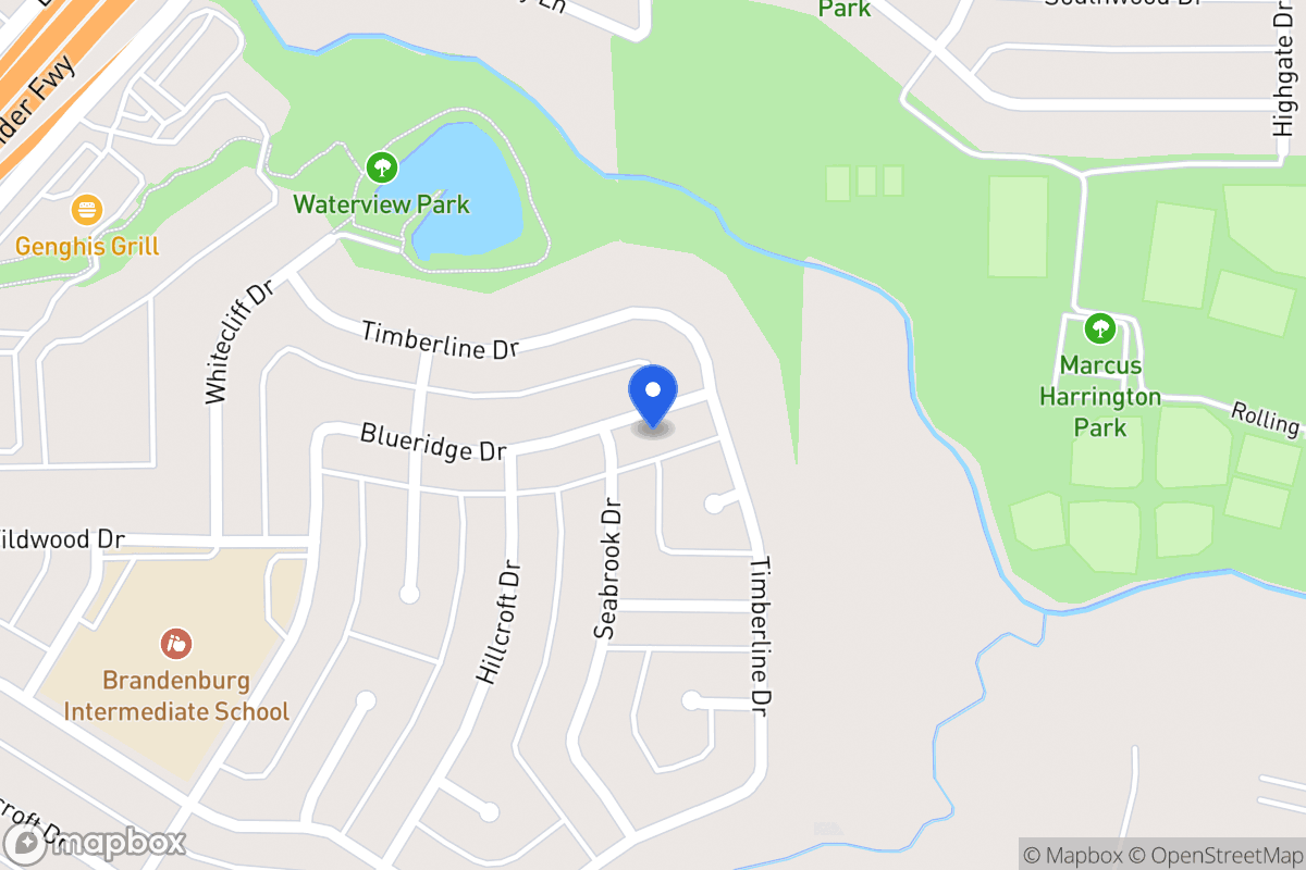 Map of 430 Blueridge Dr
