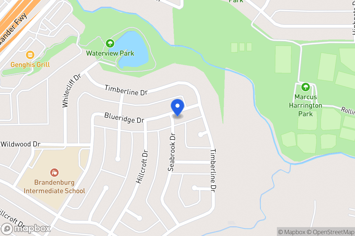 Map of 426 Blueridge Dr