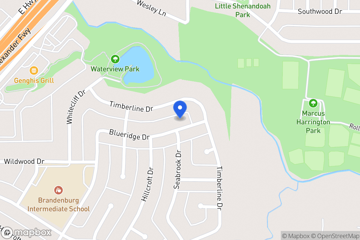 Map of 435 Blueridge Dr
