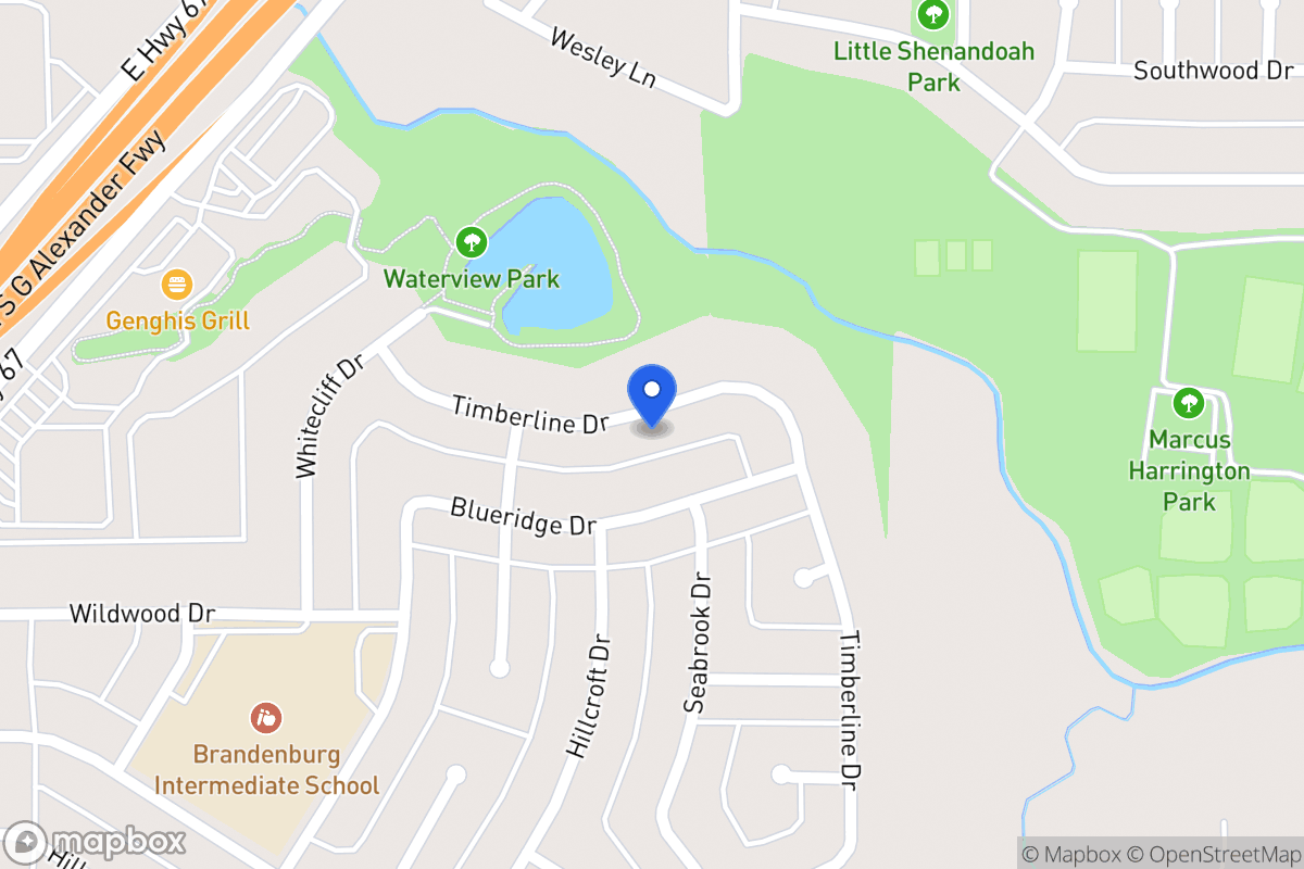 Map of 422 Timberline Dr