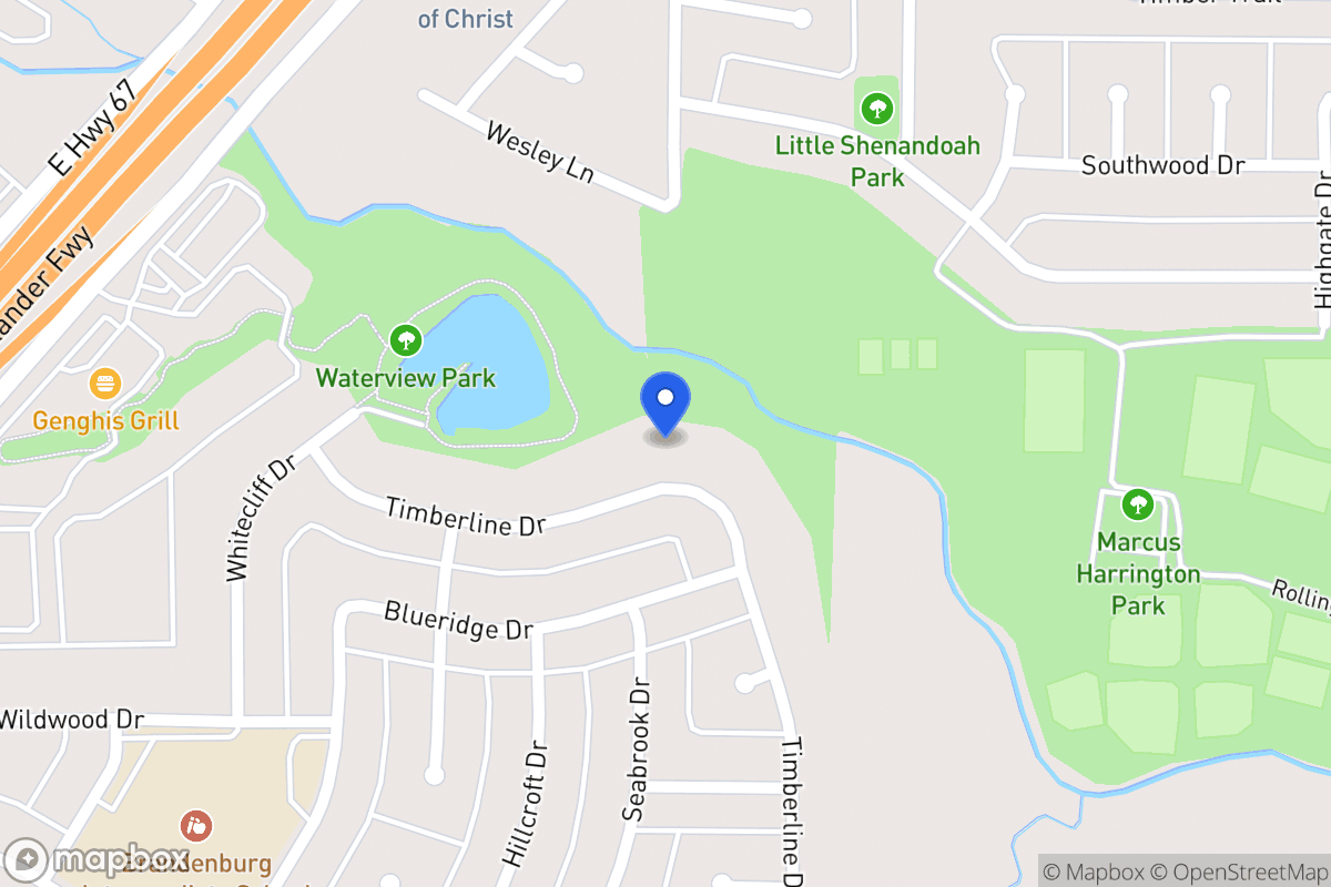 Map of 435 Timberline Dr