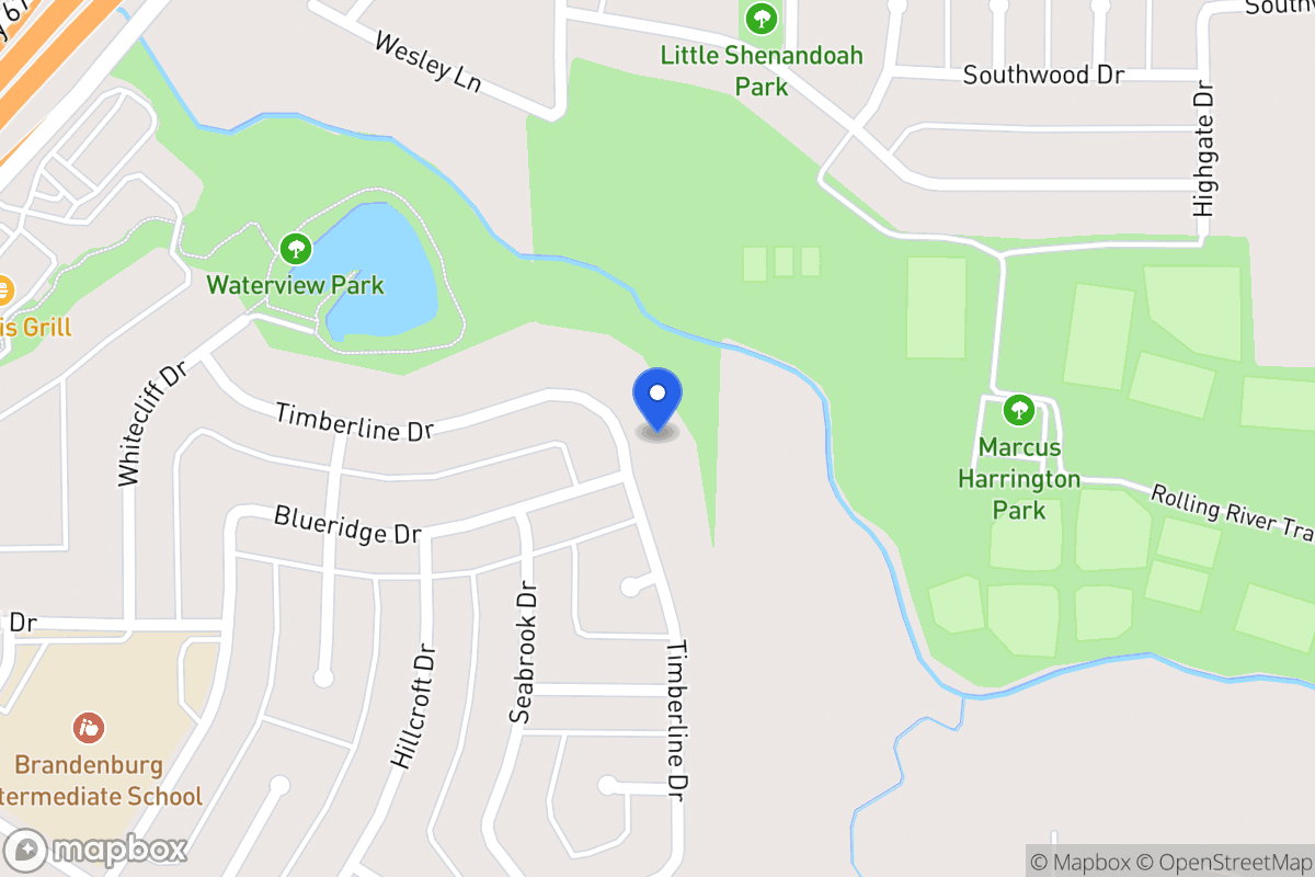 Map of 455 Timberline Dr