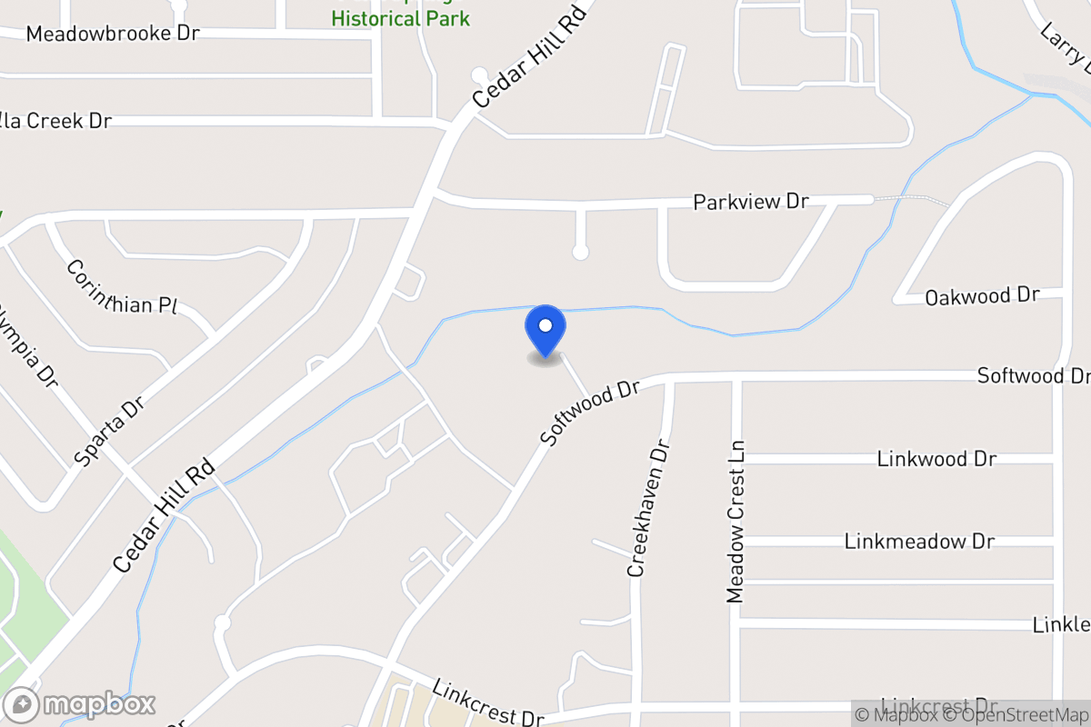 Map of 407 Softwood Dr