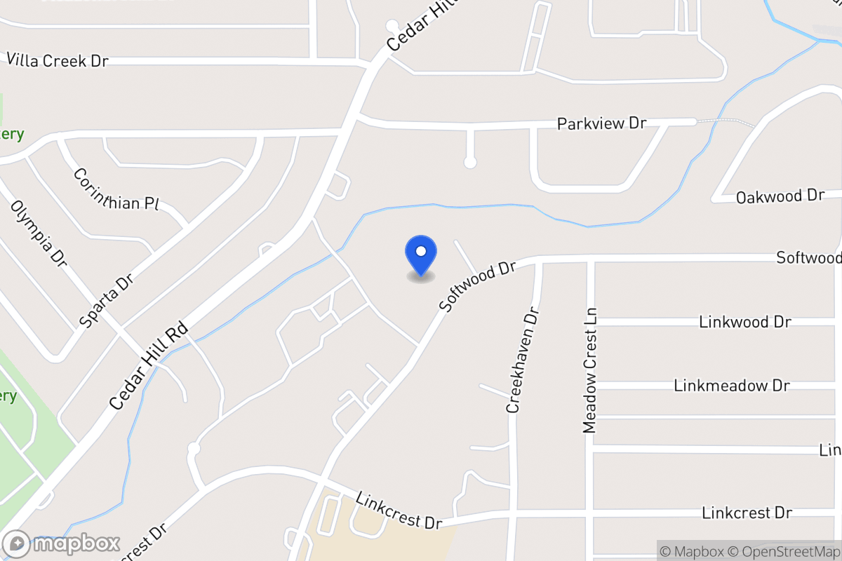 Map of 411 Softwood Dr