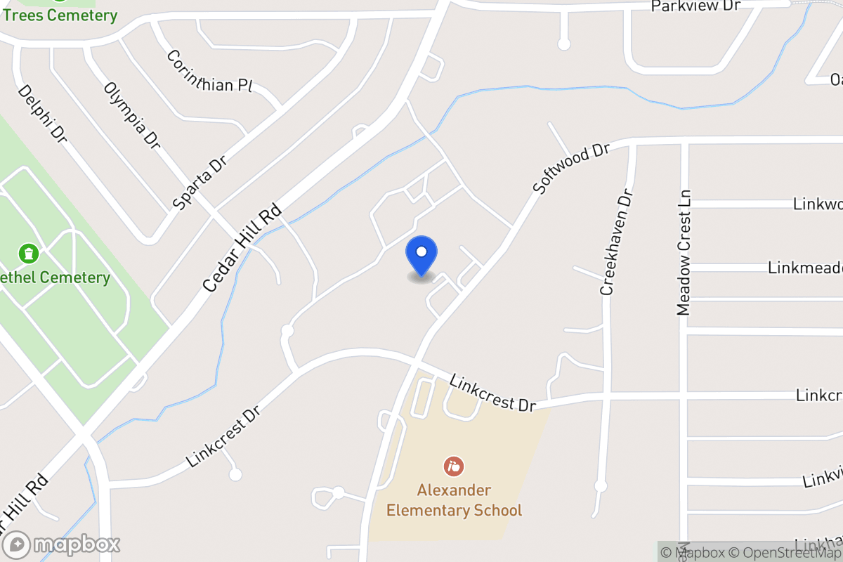 Map of 427 Softwood Dr